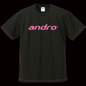 andro 刷毛保暖系列進口桌球服 黑 No302357